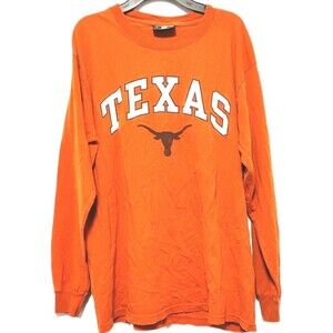Vintage Y2K Steve & Barry’s Texas Longhorns Shirt Men’s M Long Sleeve UT NCAA